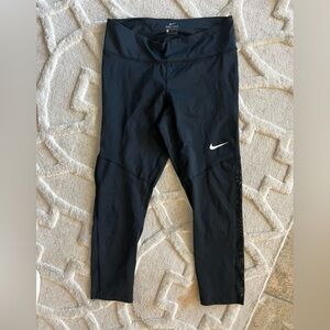 Nike Dri-Fit Leggings with Sheer Calves | Size L